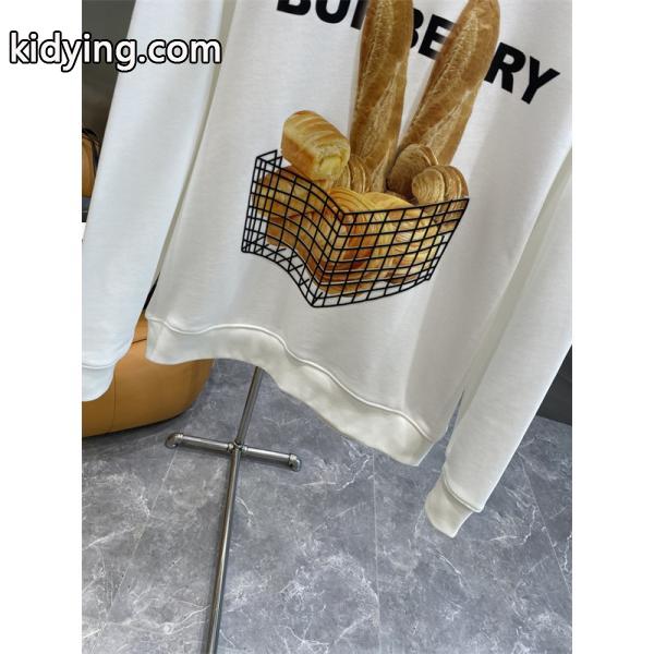 白色パンアクセント 2025秋冬ユニーク注目 バーバリー 偽物 パーカー デザイナー別注風 Burberry-3