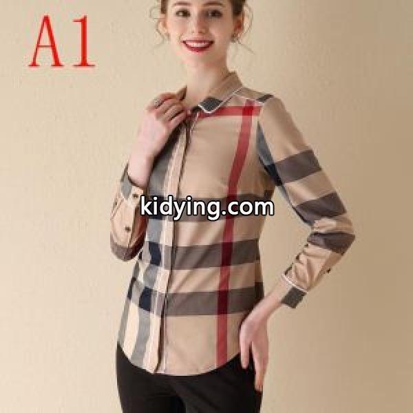 長袖 シャツ レディース 多色可選 BURBERRY バーバリー 2019春夏は人気定番 春夏らしい爽やかさ_Tシャツブラウスシャツ_レディースファッション_スーパーコピーブランド激安通販 専門店-0