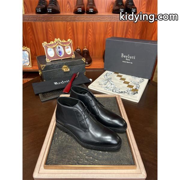 正統 レースアップ Berluti ベルルッティ コピー レザーシューズ 端正 クラシック-1