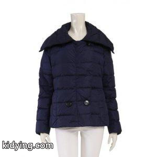 モンクレール MONCLER ダウンジャケット パラス ネイビー 2 アウター ワンポイント M 46971 ナイロン PALAS レディース【中古】【ベクトル 古着】 :114-201808210936:ブランド古着販売のベクトル - 通販ショッピング-0