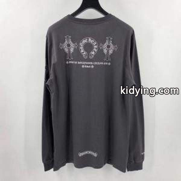 2色可選 長袖 /ロンT トレンドコーデを格上げ クロムハーツ CHROME HEARTS 春夏ならではのコーデに_クロムハーツ CHROME HEARTS_ブランド コピー 激安(日本最大級)-1