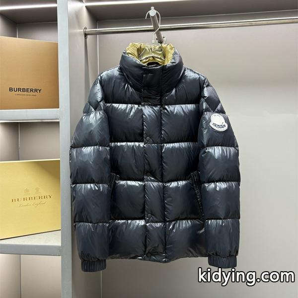 ゴールド裏地×光沢チャコール 2025秋冬ラグジュアリー モンクレール MONCLER 偽物 ダウンジャケット-0