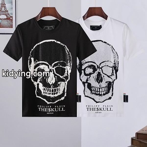 お手頃価格フィリッププレインメンズtシャツ激安使い勝手の良いPHILIPP PLEIN 服-0