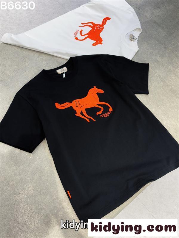 話題独占 人気急騰 ストリート映え HERMES エルメス コピー 半袖Tシャツ メンズ-7