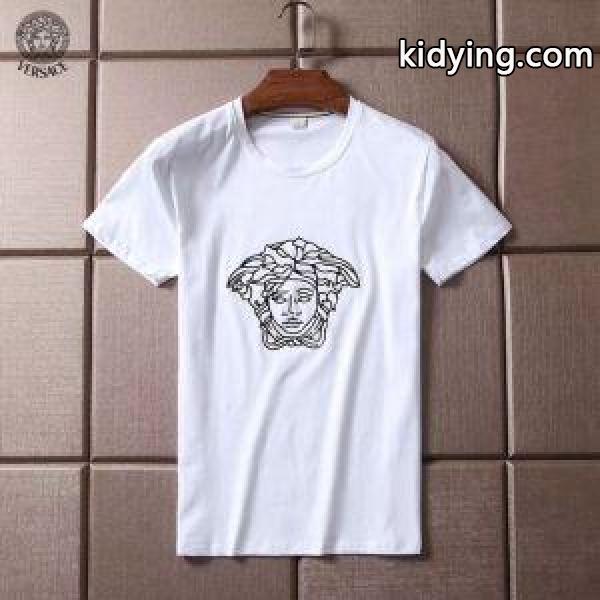 春夏アイテムから新たに登場! ヴェルサーチVERSACE 春夏2019年の最新アイテム Tシャツ/ティーシャツ 2色可選_ヴェルサーチ VERSACE_ブランド コピー 激安(日本最大級)-1