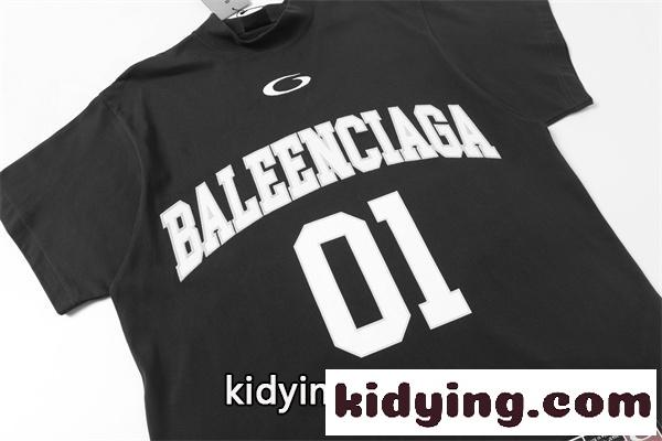 ストリートカジュアル ロゴ&ナンバリング 半袖Tシャツ BALENCIAGA バレンシアガ コピー-5
