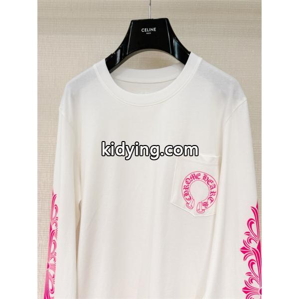 &上品&blackpinkカラー人気クロムハーツ長袖tシャツコピー2026トレンドCHROME HEARTS 激安通販-2