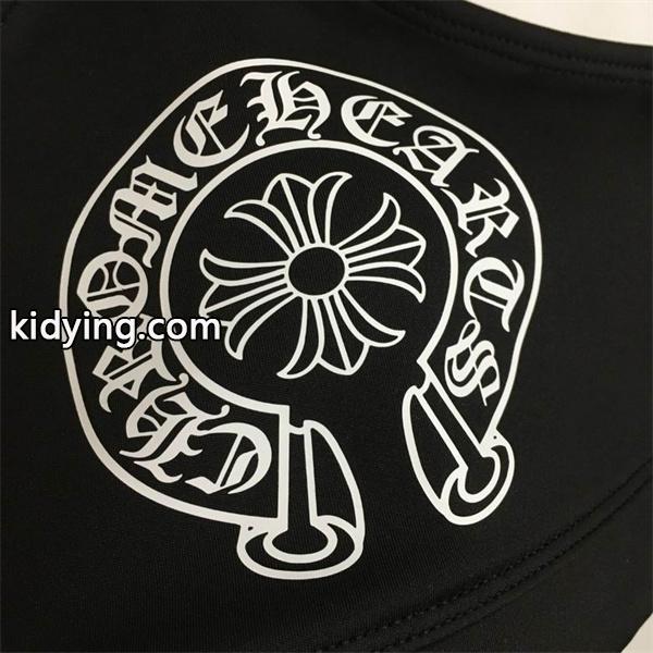 CHROME HEARTS シック ブラック クロムハーツ コピー スポーツブラ&レギンスセット 大人スタイル-2