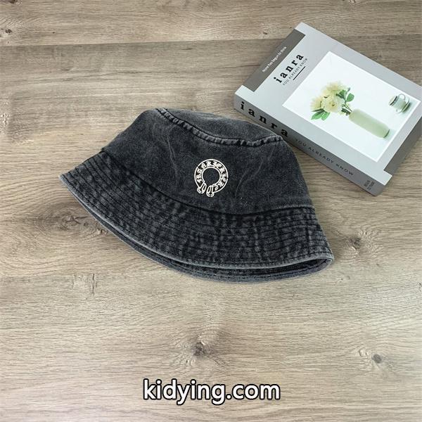 話題 ウォッシュデニム 柔らか印象 バケットハット クロムハーツ Chrome Hearts コピー-4