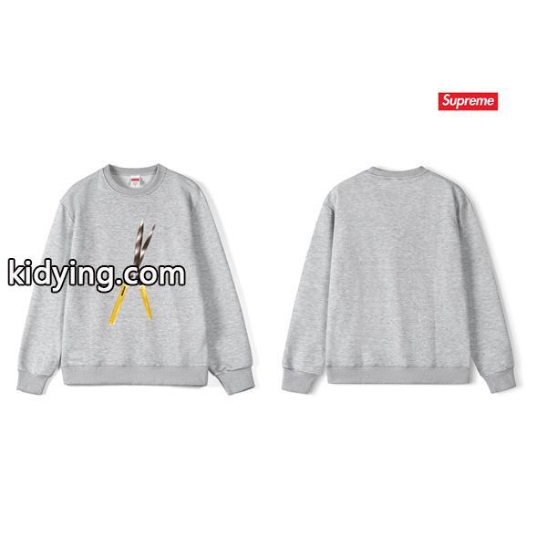 大人ストリート ブラック 即完売 おしゃれ SUPREME シュプリーム コピー スウェット-5