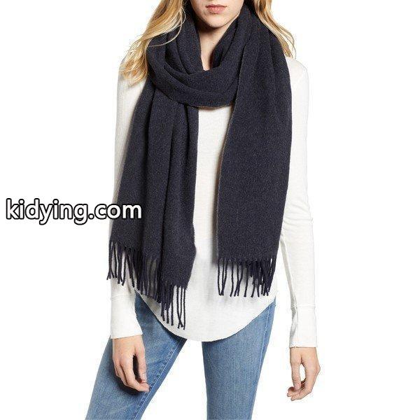 カナダグース マフラー・ストール・スカーフ アクセサリー レディース Canada Goose Two Tone Woven Wool Scarf Navy :36-wfcjldg1em-0e9e:asty-shop2 - 通販ショッピング-0