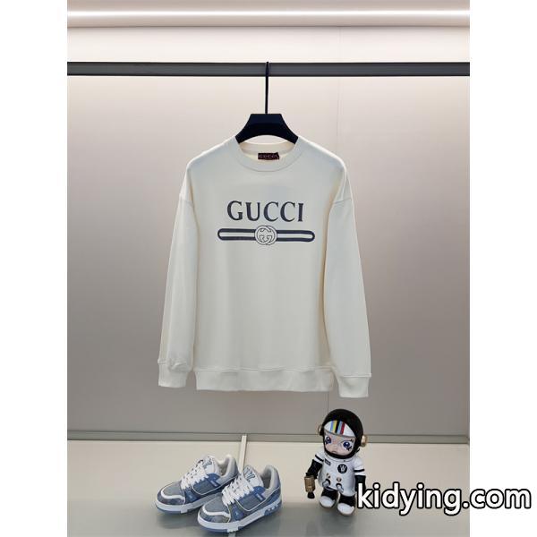 2025秋冬 上質快適 グレー GUCCI スウェット 高見えデザイン グッチ コピー-2