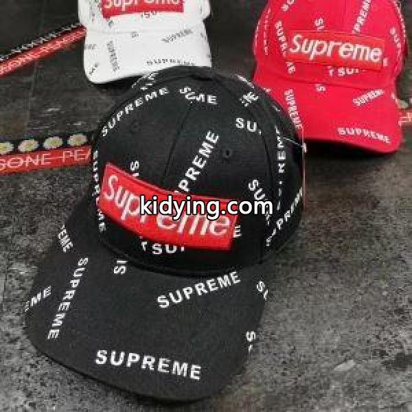 SUPREMEシュプリームキャップコピーVelour Diagonal Logo 6-Panel 野球帽 ベースボールキャップ激安激安 ホワイト 赤色 ブラック 3色-0