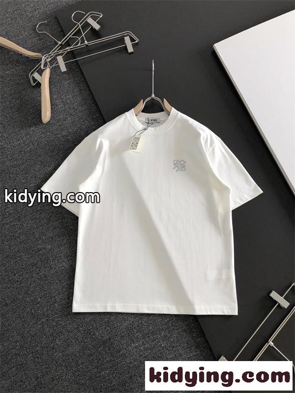 2026人気上昇中☆LOEWE X ONコラボロエベtシャツスーパーコピーホワイト黒色ユニセックス-4