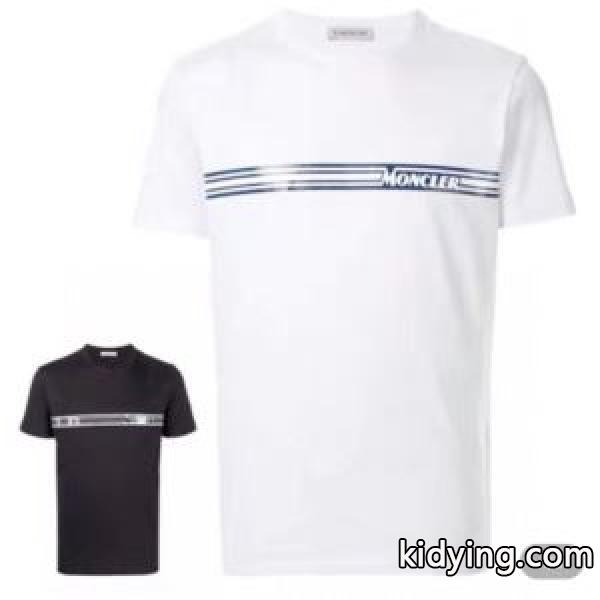 2020モデル 2色可選 半袖Tシャツ シンプルなファッション モンクレール MONCLER スタイルアップ_半袖Tシャツ_メンズファッション_スーパーコピーブランド激安通販 専門店-0