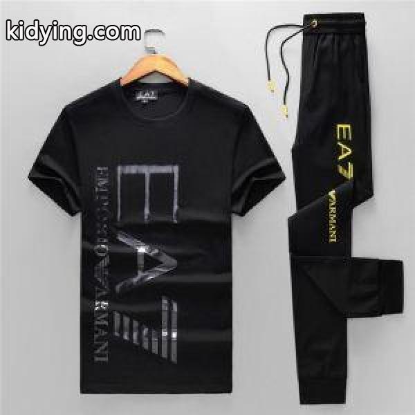 上下セット 2色可選 アルマーニ ARMANI 2019春夏に人気のトレンド新作 夏に爆発的な人気_アルマーニ ARMANI_ブランド コピー 激安(日本最大級)-0