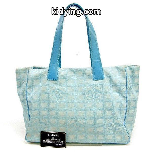 Chanel バッグ トートバッグ ニュートラベルライン トートMM ブルー レディース メンズ Bag 通販-0