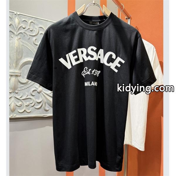 軽やかなトレンドに合う 半袖Tシャツ日々のコーデをトレンドに ヴェルサーチ VERSACE_ブランド コピー 激安(日本最大級)-0