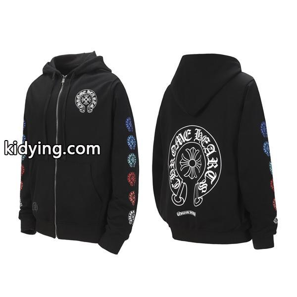 クロムハーツ コピー Chrome Hearts パーカー 売れ筋必至!お洒落ホワイト スリーブデザイン 新着注目-1
