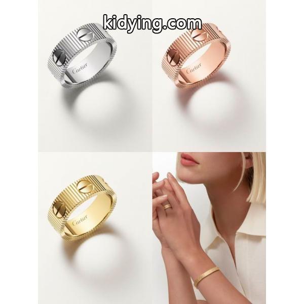 存在感 Cartier カルティエ コピー リブテクスチャー メタルリング モード 2026新作-7