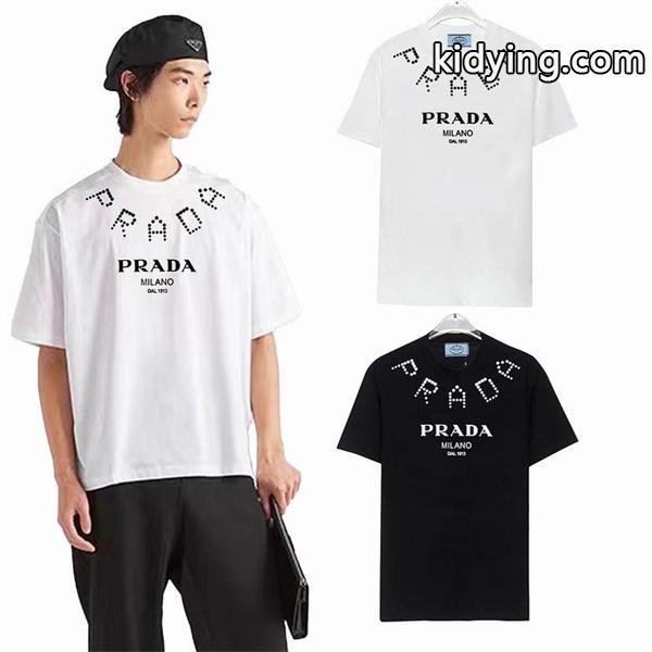 新入荷 PRADA プラダ 春夏 半袖Tシャツ_メンズファッション_スーパーコピーブランド激安通販 専門店-0
