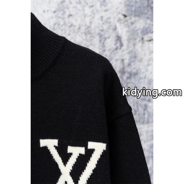 2025秋冬注目 グレー 洗練 シック ニットブルゾン LOUIS VUITTON ルイヴィトン スーパーコピー-5