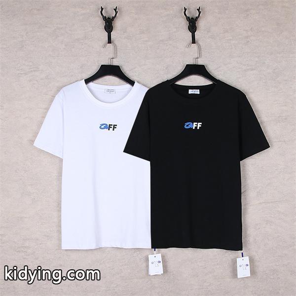 オフホワイト コピー 人気Off-White驚きの破格値爆買い乾きやすい素材ｔシャツ半袖紳士服ホワイトブラック-0