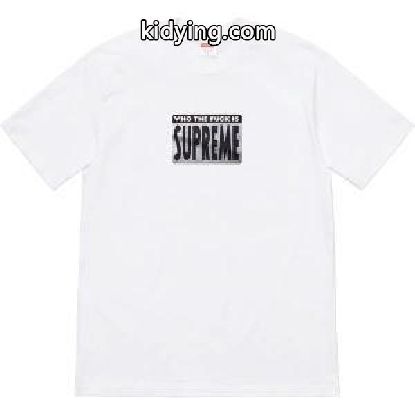 4色可選 サイズ展開豊富 Supreme 19SS Who The Fuck Teeカジュアルで気分爽快 Tシャツ/半袖_シュプリーム SUPREME_ブランド コピー 激安(日本最大級)-3