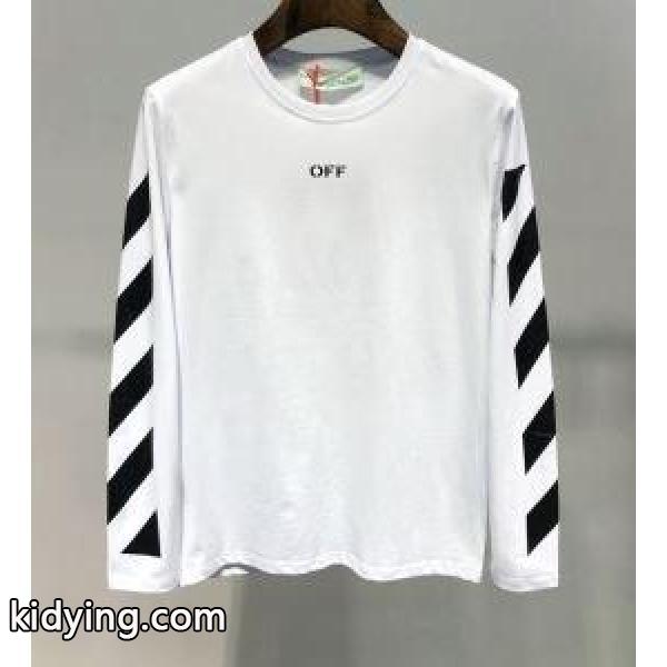 2色可選 長袖Tシャツ Off-White オフホワイト 春夏アイテムから新たに登場！2019人気がますます人気_Off-White オフホワイト_ブランド コピー 激安(日本最大級)-1