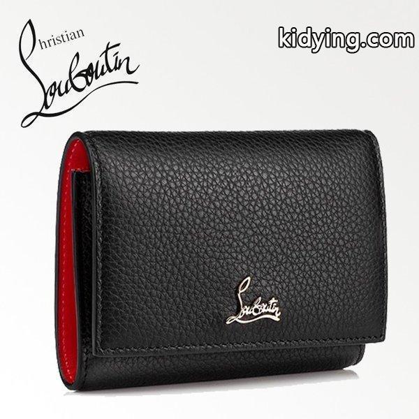 クリスチャンルブタン Christian Louboutin Boudoir Mini Wallet ミニ財布 折りたたみ財布 ブラック/BLACK 3185105CM6S :bym18585001:JURER ヤフーショップ - 通販ショッピング-0