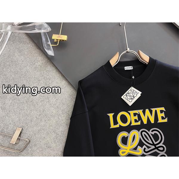 LOEWE ロエベ コピー スウェット ホワイトロゴ刺繍デザイン 柔らかく上品で秋冬定番トップス-1