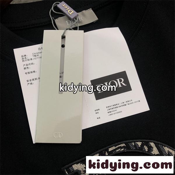 ワンポイントデザイン ベーシックフォルム 洗練スタイル DIOR ディオール コピー ロゴTシャツ 爽やかな印象-5