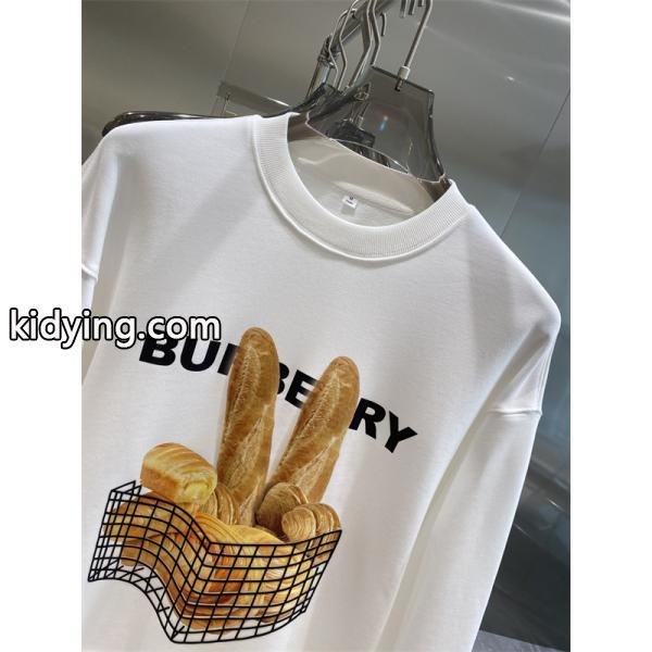 白色パンアクセント 2025秋冬ユニーク注目 バーバリー 偽物 パーカー デザイナー別注風 Burberry-1