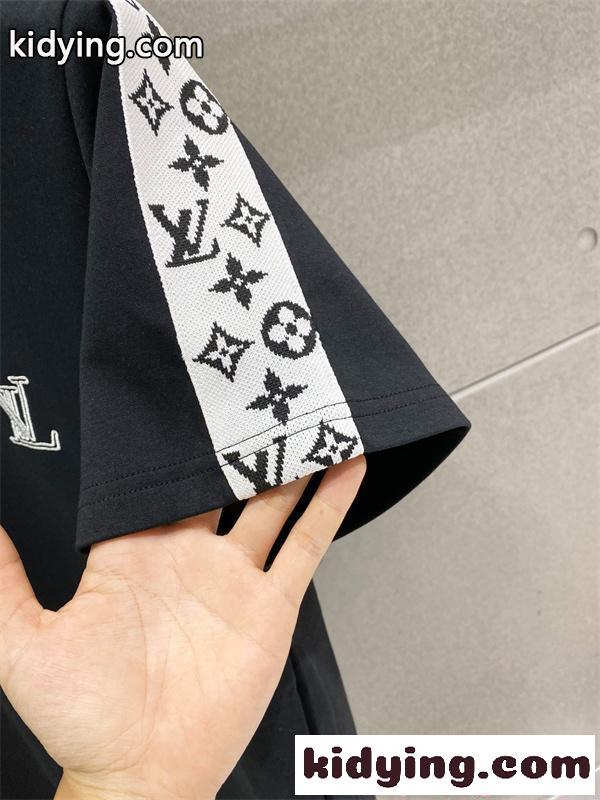 スポーツ 高級 LOUIS VUITTON ルイヴィトン コピー セットアップ ブラック モノグラムライン-5
