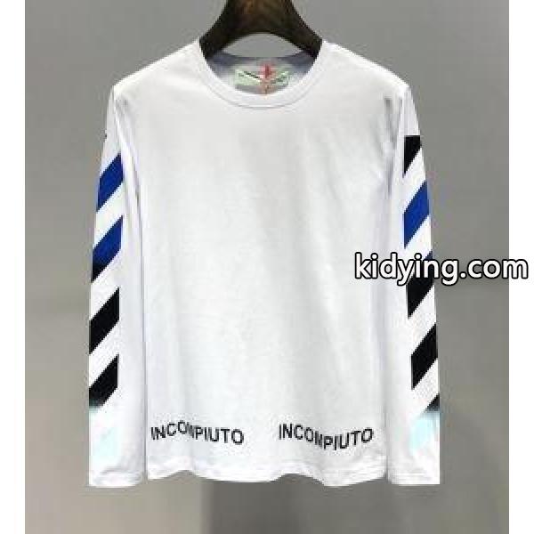 長袖Tシャツ 2色可選 新品は継続して大人気 2019春夏トレンドカラー Off-White オフホワイト_Off-White オフホワイト_ブランド コピー 激安(日本最大級)-0