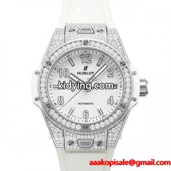 ウブロ HUBLOT ビッグバン ワンクリック スチールホワイトダイヤモンド 465SE2010RW1604 【新品】 時計 レディース :147356:ベティーロード - 通販ショッピング-0