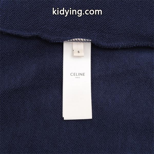 CELINE セリーヌ コピー 2025秋冬 ネイビー 話題必至 カジュアル端正 パーカー-8