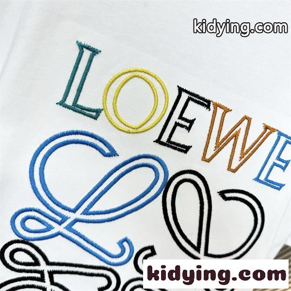 刺繍 半袖Tシャツ メンズ LOEWE 高級感 デザイン性 上品カジュアル ロエベ スーパーコピー-6