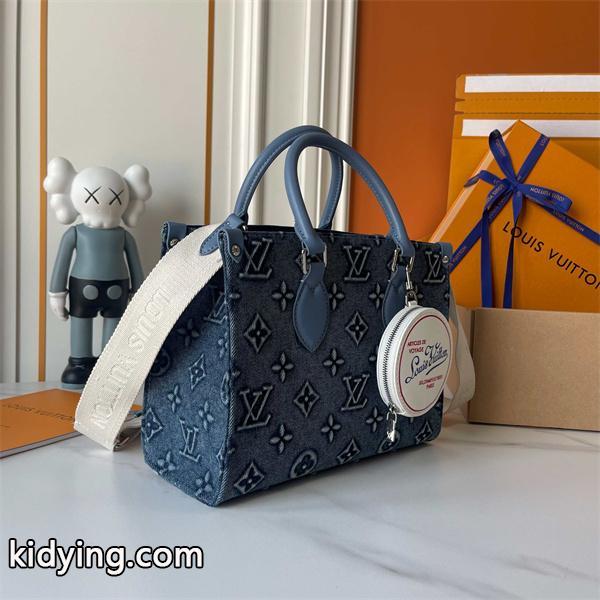 LOUIS VUITTON スーパーコピー 優雅 上質 デニム モノグラム ハンドバッグ ルイヴィトン-1