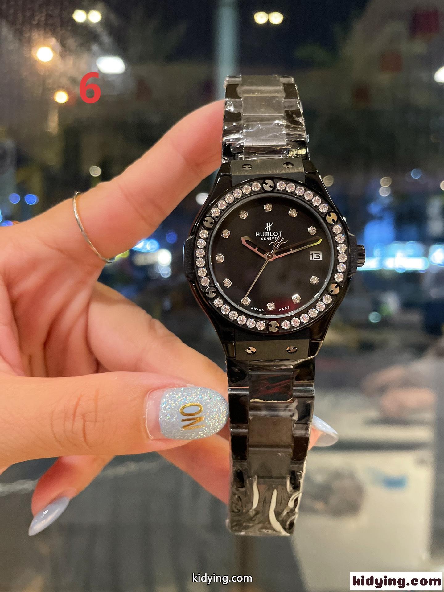 HUBLOT クォーツムーブメント ウブロ コピー レディース腕時計 人気 上品 エレガント 38mm-5