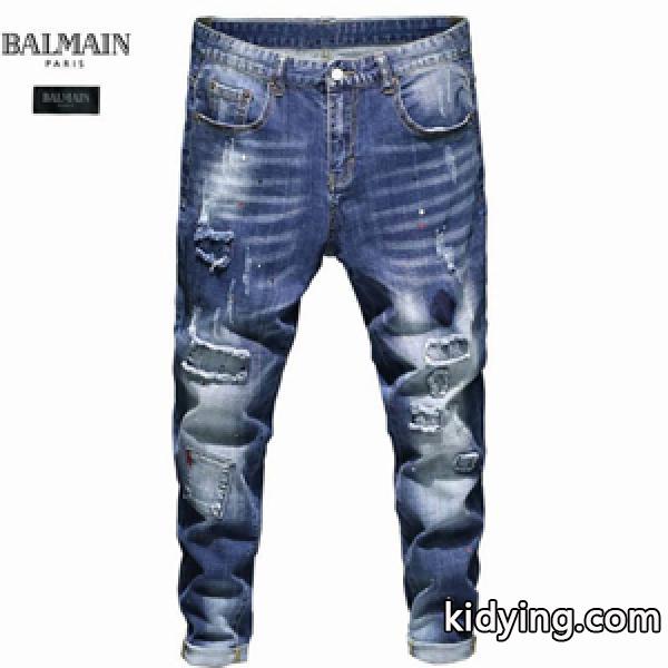 上品で男性らしい新入荷商品 BALMAIN バルマンジーンズ偽物 耐久性が高く丈夫人気ランキング サイズ豊富-0