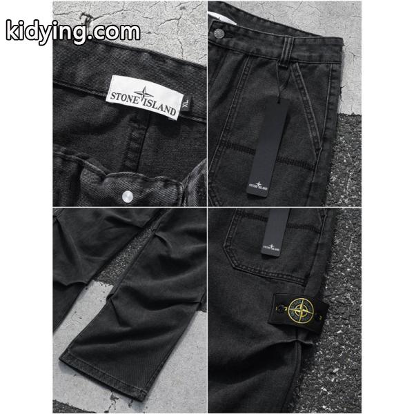 STONE ISLAND ストーンアイランド コピー 新作注目 ウォッシュ カーゴパンツ ワイドライン-8
