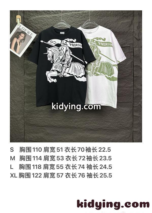話題急騰 ブラック ストリーモード メンズ 半袖Tシャツ 2026新作 BURBERRY バーバリー コピー-8