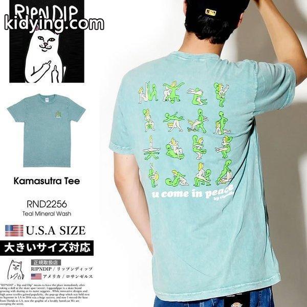 RIPNDIP リップンディップ Tシャツ メンズ 半袖 セクシー プリント RND2256 緑 スケートボード スケーター ストリート ブランド :rdtt016:DJドリームス ストリート系 メンズ - 通販ショッピング-0