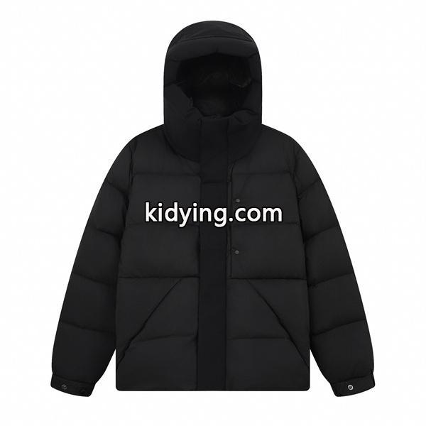 ホワイト×ブラック 切替デザイン 立体フード 高保温モデル MONCLER モンクレール コピー ダウンジャケット 秋冬注目-1