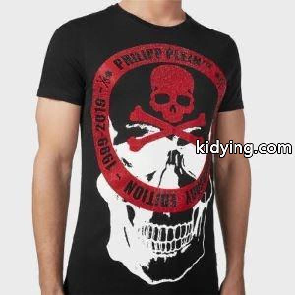 着こなしの幅が広がる 半袖Tシャツ 2色可選 重たいイメージがあるフィリッププレイン PHILIPP PLEIN_フィリッププレイン PHILIPP PLEIN_ブランド コピー 激安(日本最大級)-0