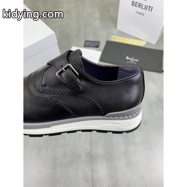 Berluti ベルルッティ コピー 快適仕様 レザースニーカー 2026新作 話題沸騰 軽量-5