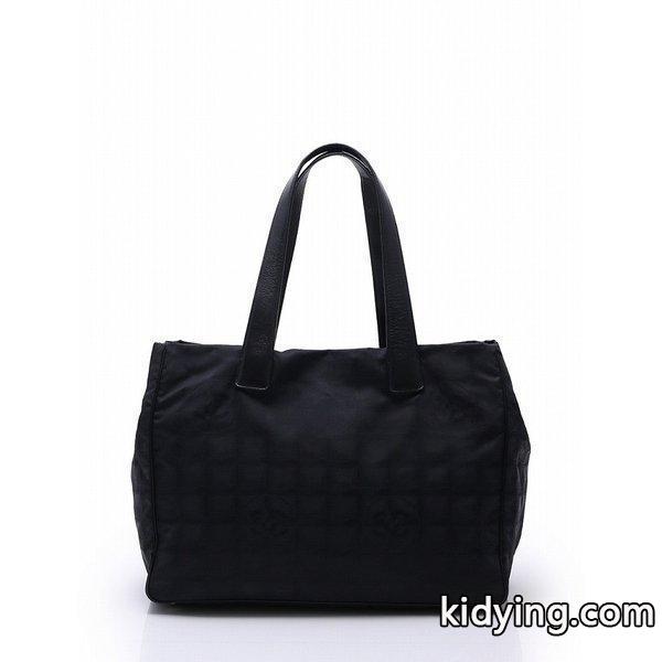 トートバッグ ニュートラベルライン MM ナイロンキャンバス レザー 黒 レディース 中古 :146572:RECLOヤフーショップ - 通販ショッピング-0