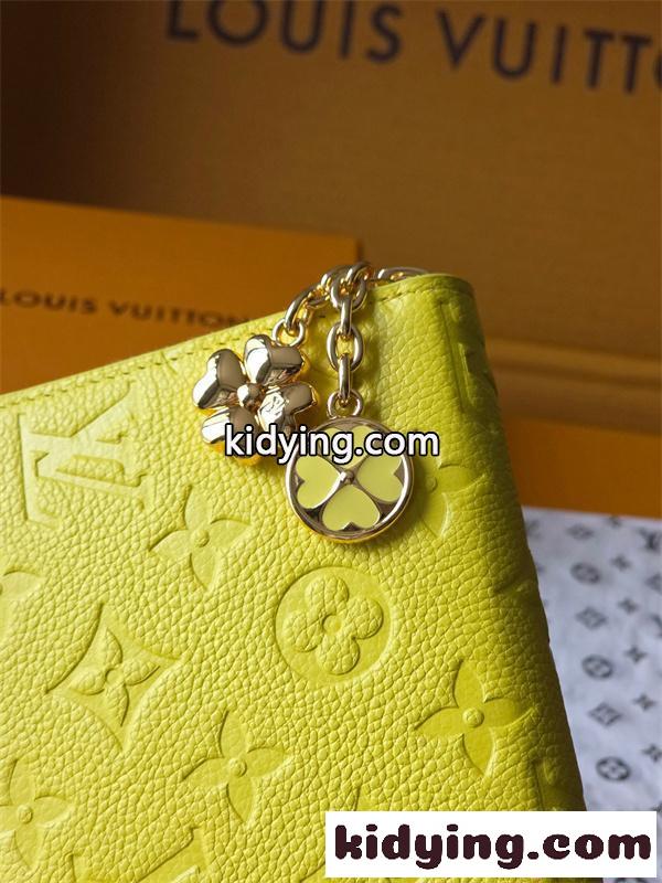 Louis Vuitton コピー ルイヴィトン M27504 長財布 モノグラムアンプラント イエロー ラウンドファスナー ゴールド金具 N級品  スリムウォレット 日本限定風-3