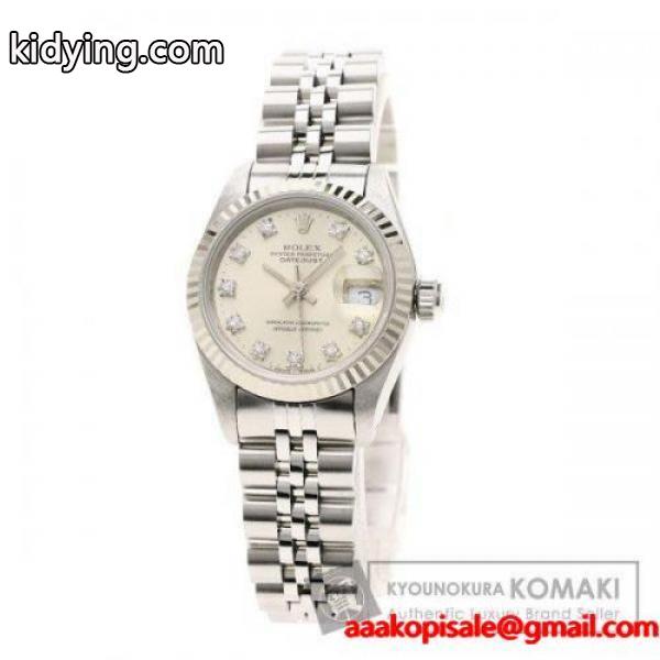 ROLEX ロレックス 69174G デイトジャスト 10Pダイヤモンド 腕時計 ステンレススチール 20SS レディース 通販-0